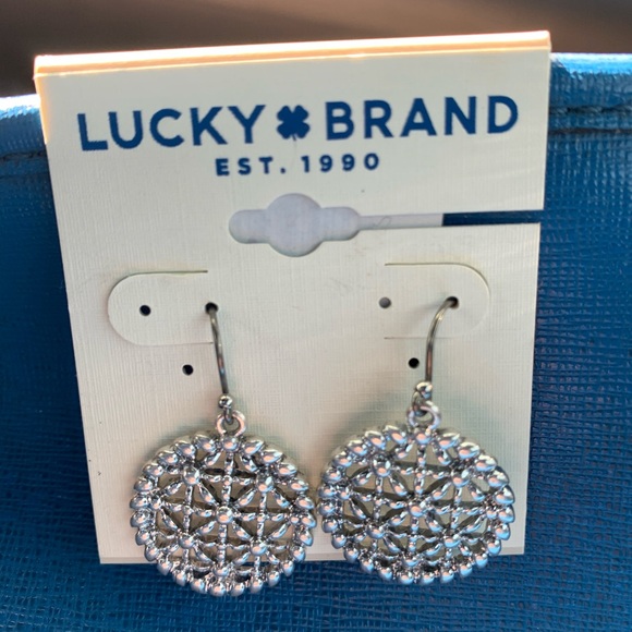 Lucky Brand Jewelry - NWT Lucky Brand Silver earrings